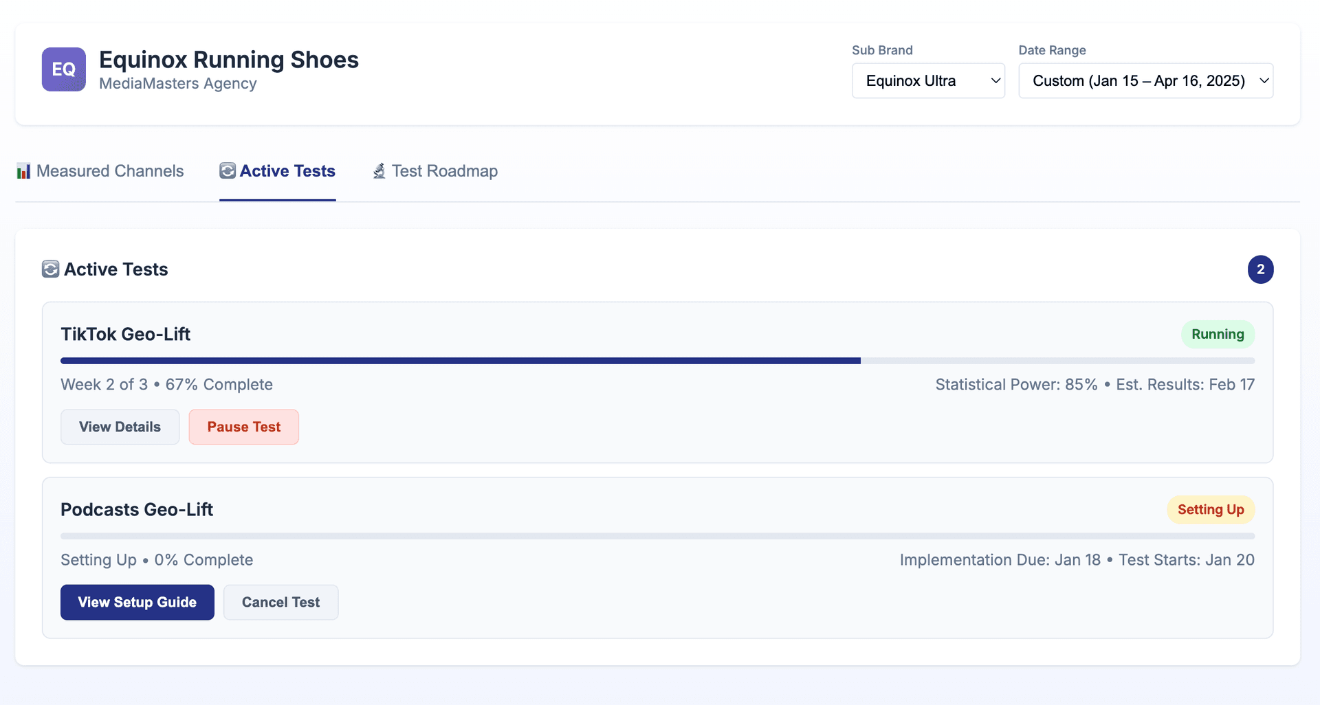 Validate with Incrementality Tests
